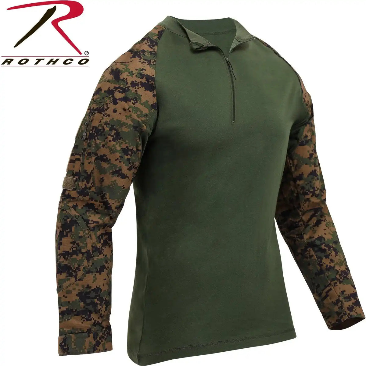 Rothco 1/4 Zip Tactical Airsoft Combat Shirt