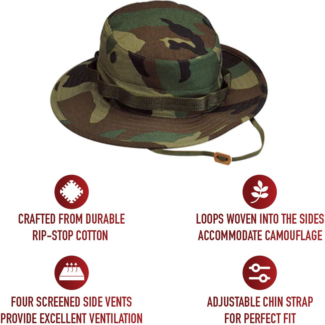 Rothco 100% Cotton Rip-stop Boonie Hat