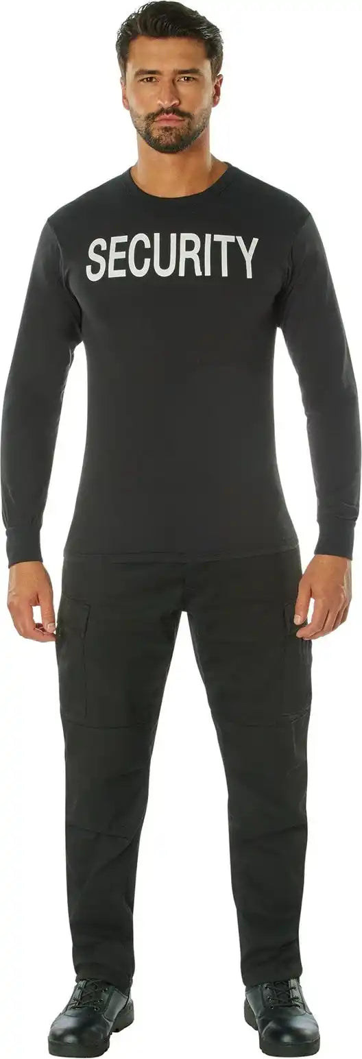 Rothco 2 Sided Security Long Sleeve t Shirt
