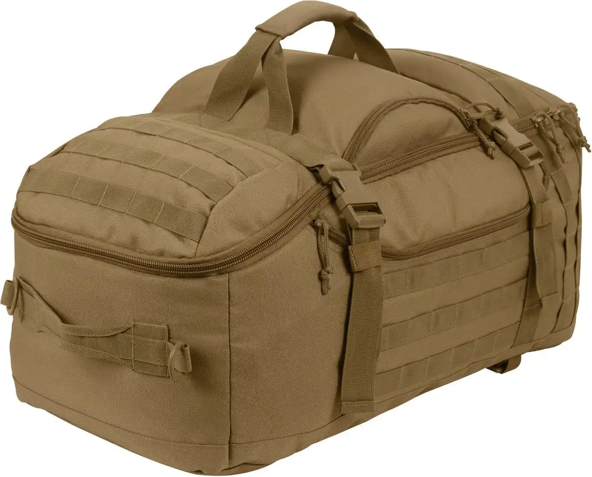 Rothco 3 in 1 Convertible Mission Bag Coyote Brown
