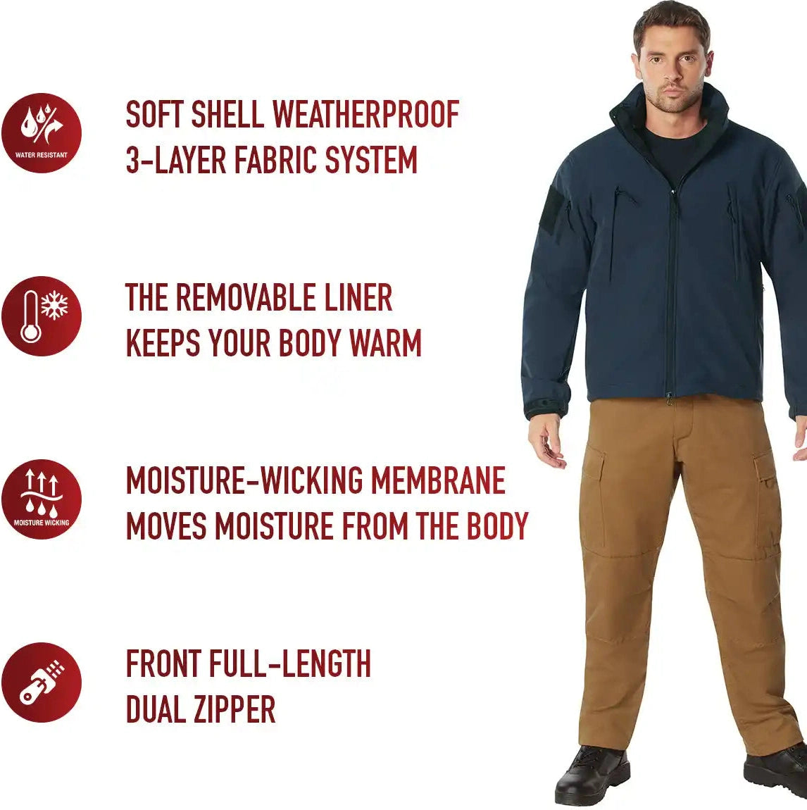 Rothco 3 in 1 Spec Ops Soft Shell Jacket