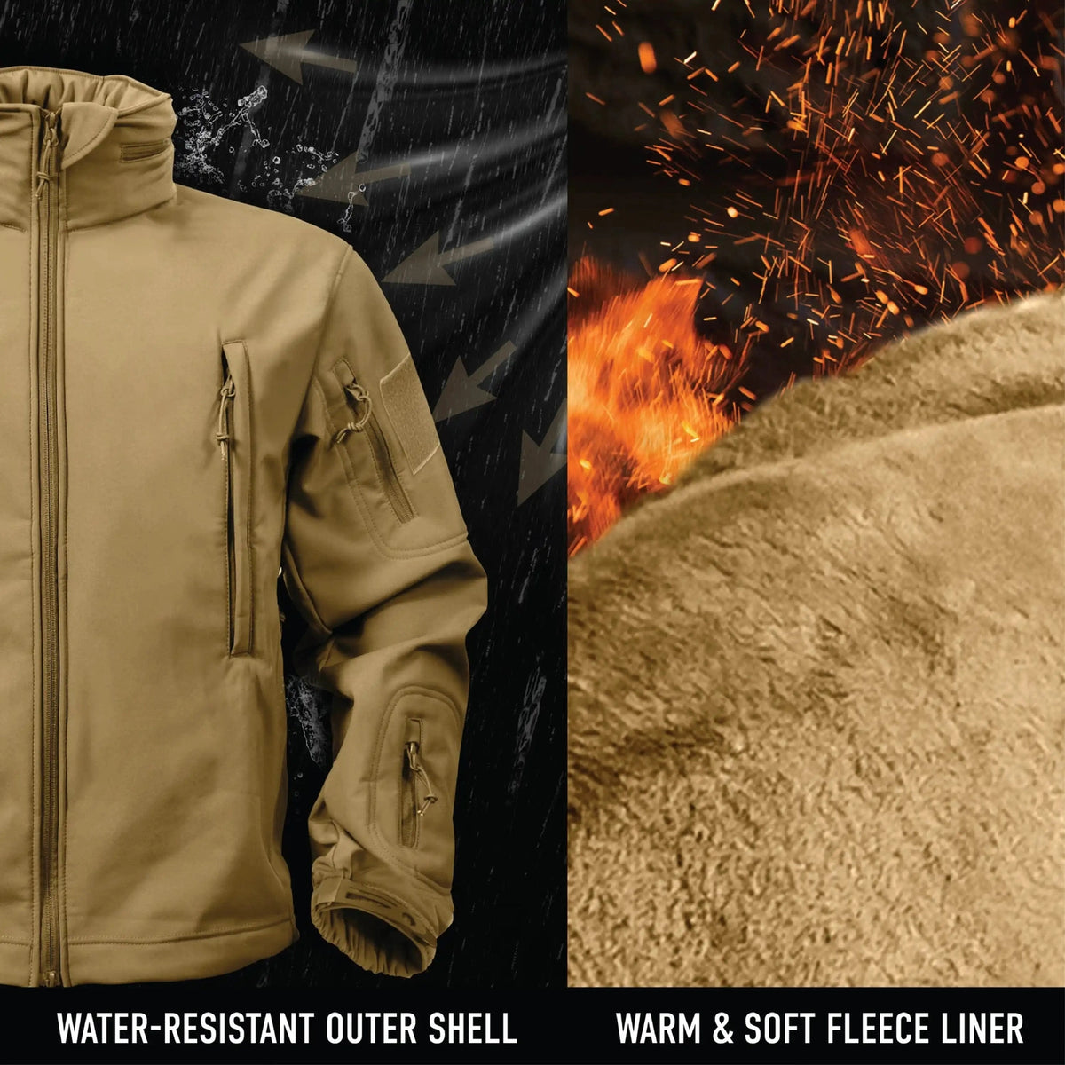 Rothco 3 in 1 Spec Ops Soft Shell Jacket
