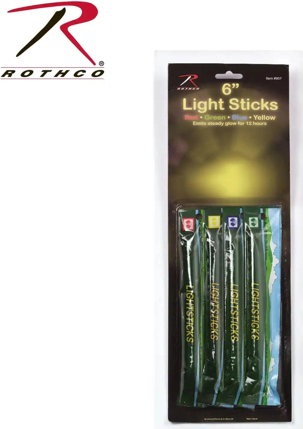 Rothco 4 Pack 6’’ Chemicals Lightsticks