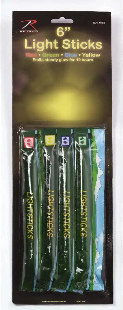 Rothco 4 Pack 6’’ Chemicals Lightsticks