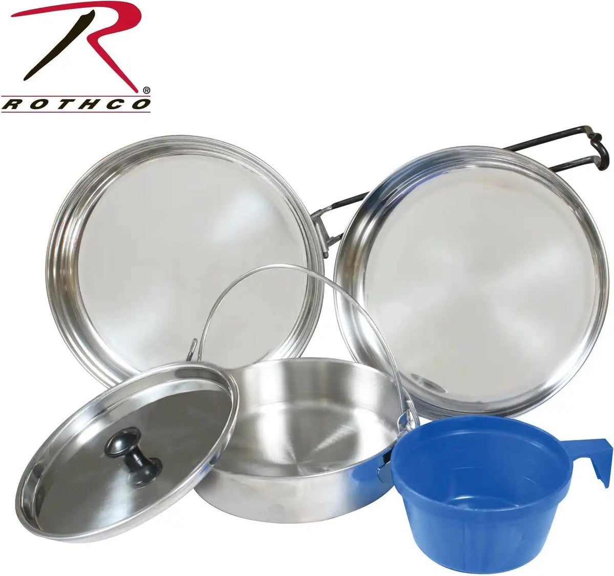 Rothco 5 Piece Stainless Steel Mess Kit