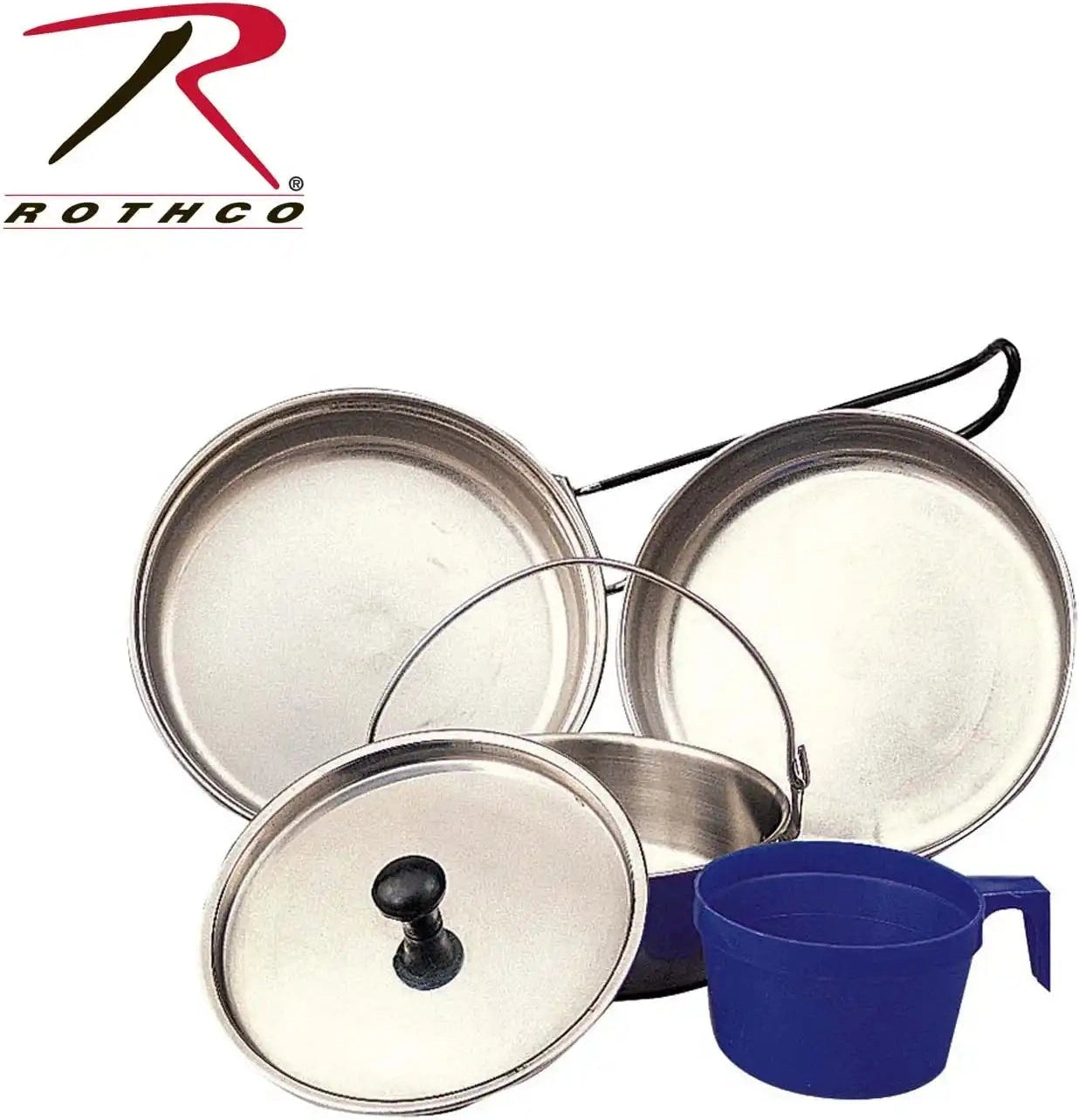 Rothco 5 Piece Stainless Steel Mess Kit
