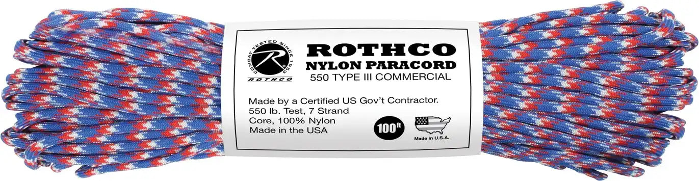 Rothco 550lb Type Iii Nylon Camo Paracord