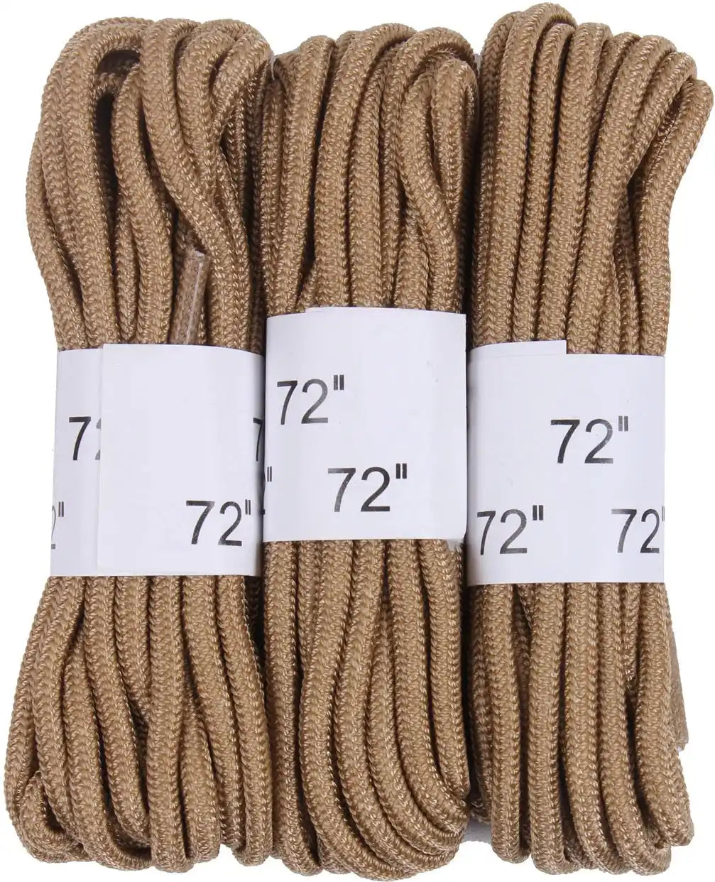 Rothco 72’’ Boot Laces 3 Pack Coyote Brown / 72 Inches
