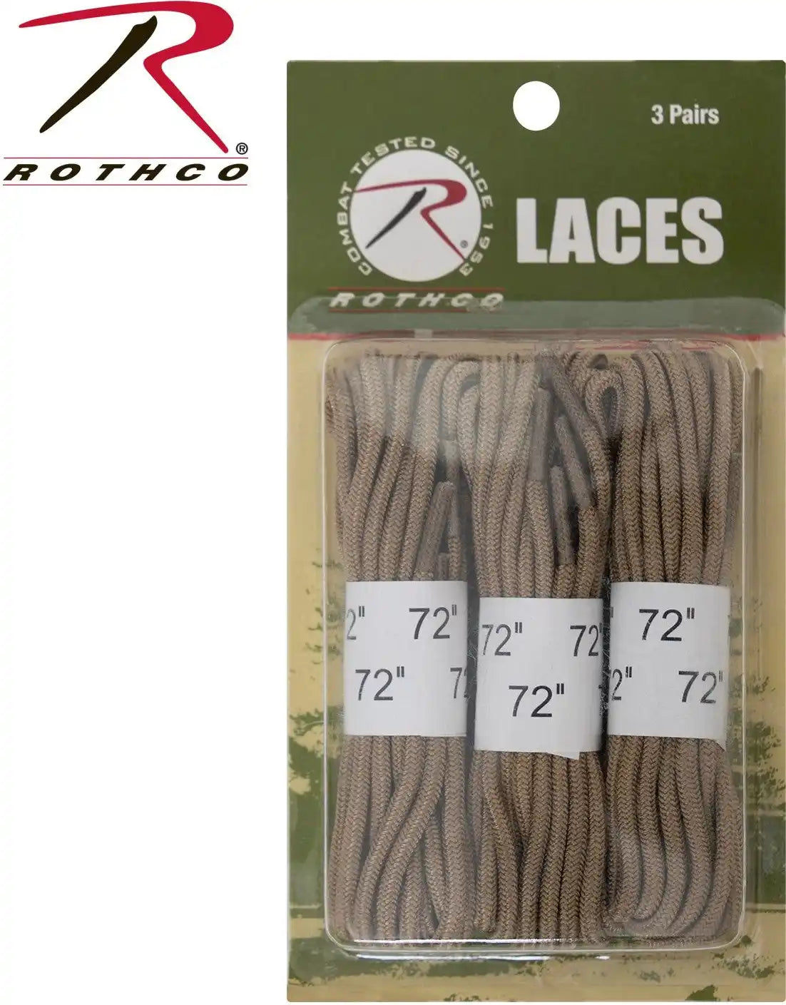 Rothco 72’’ Boot Laces 3 Pack