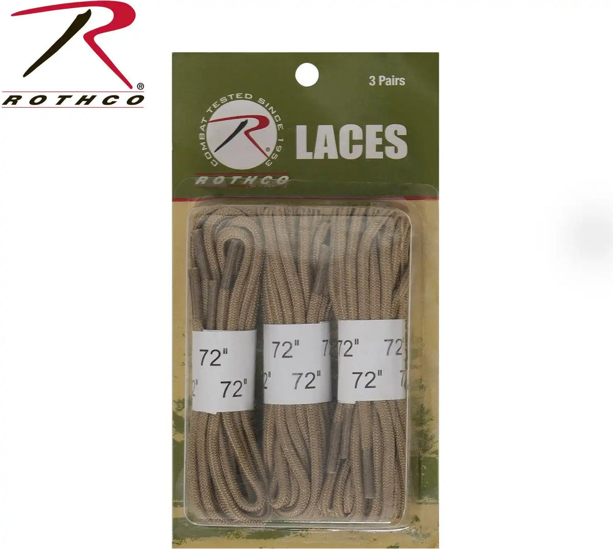 Rothco 72’’ Boot Laces 3 Pack