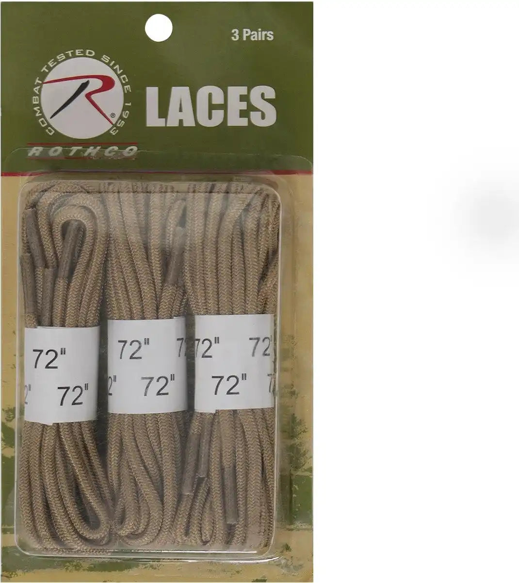 Rothco 72’’ Boot Laces 3 Pack