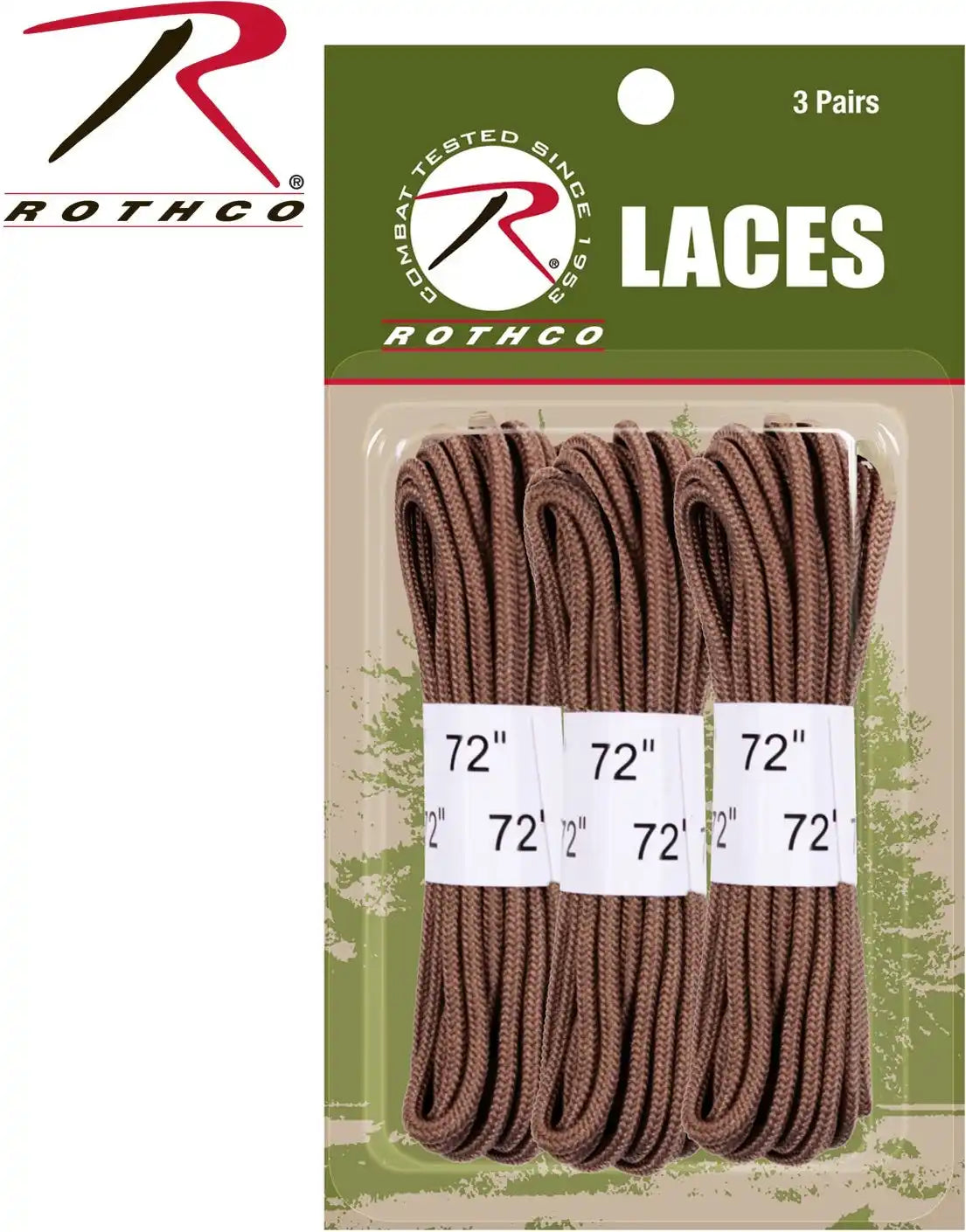 Rothco 72’’ Boot Laces 3 Pack
