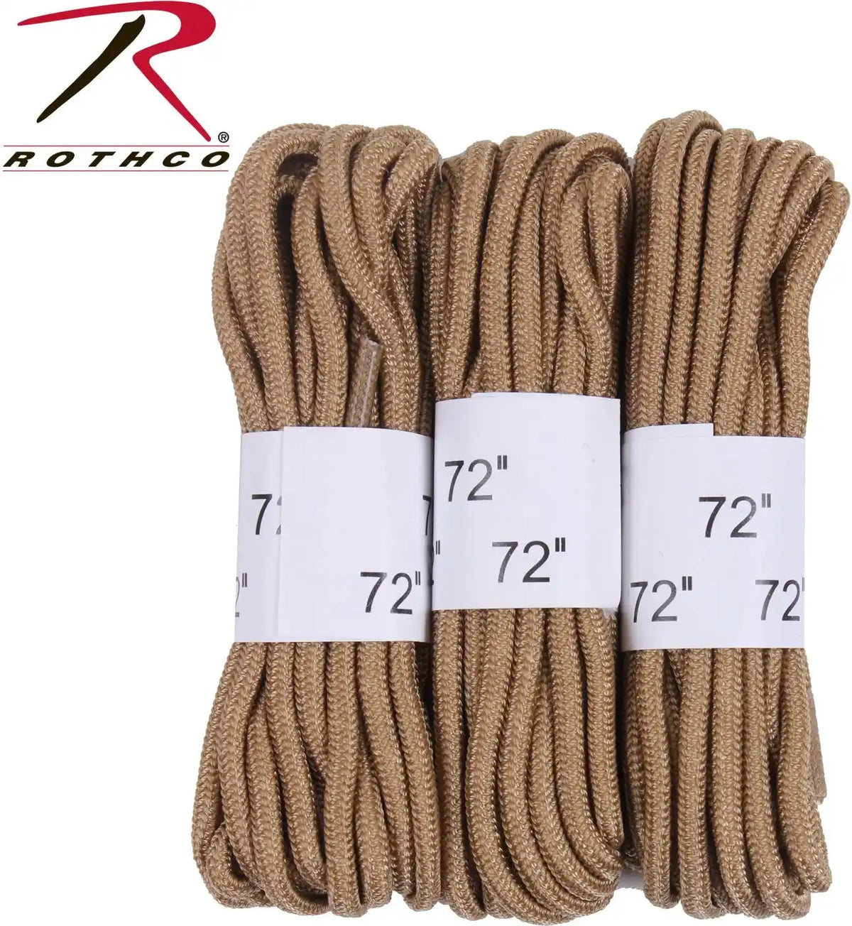 Rothco 72’’ Boot Laces 3 Pack