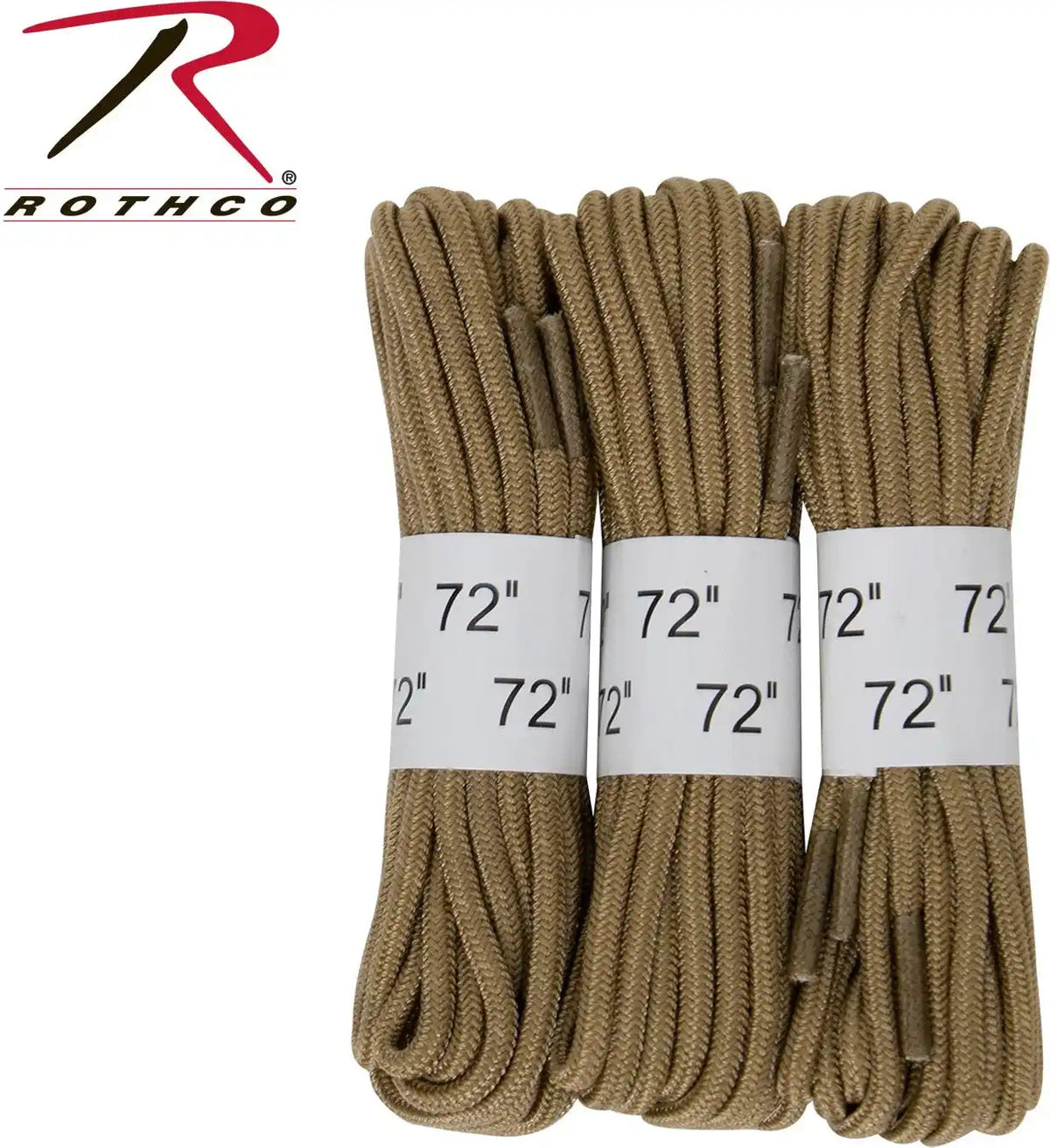 Rothco 72’’ Boot Laces 3 Pack