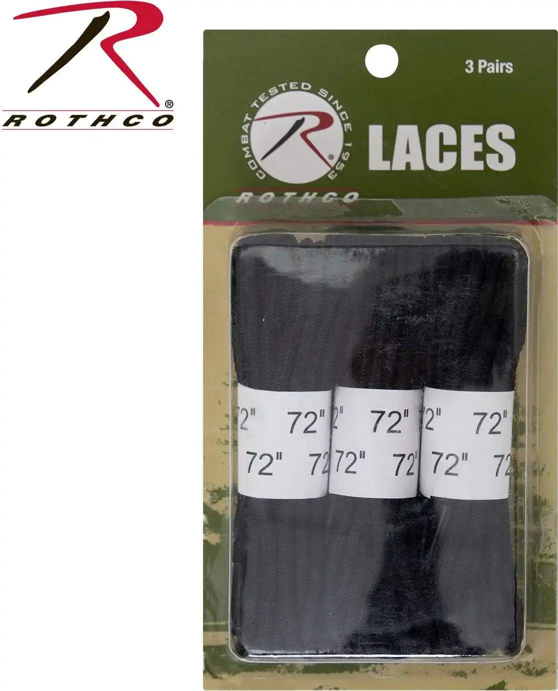 Rothco 72’’ Boot Laces 3 Pack