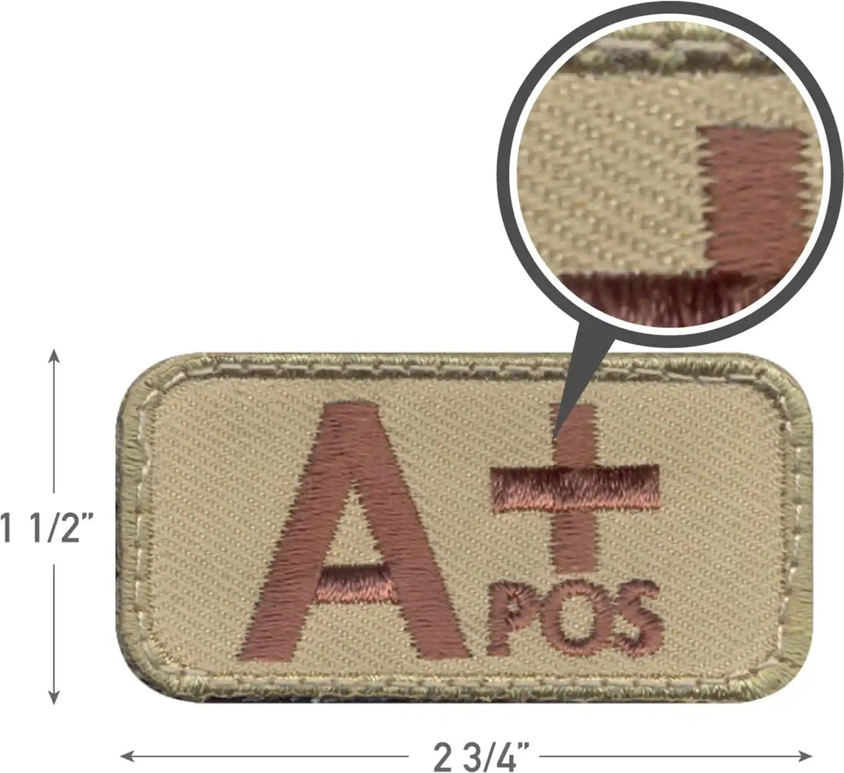 Rothco a Positive Blood Type Morale Patch