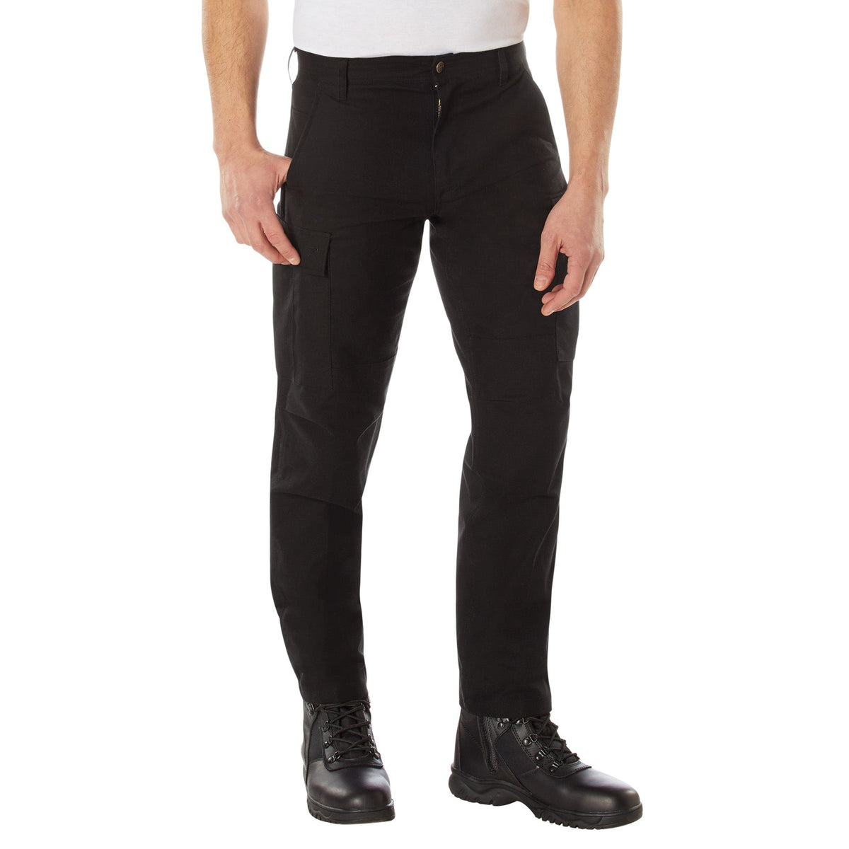 Rothco Active Flex Canvas Work Pant - Black / 30w x 34l