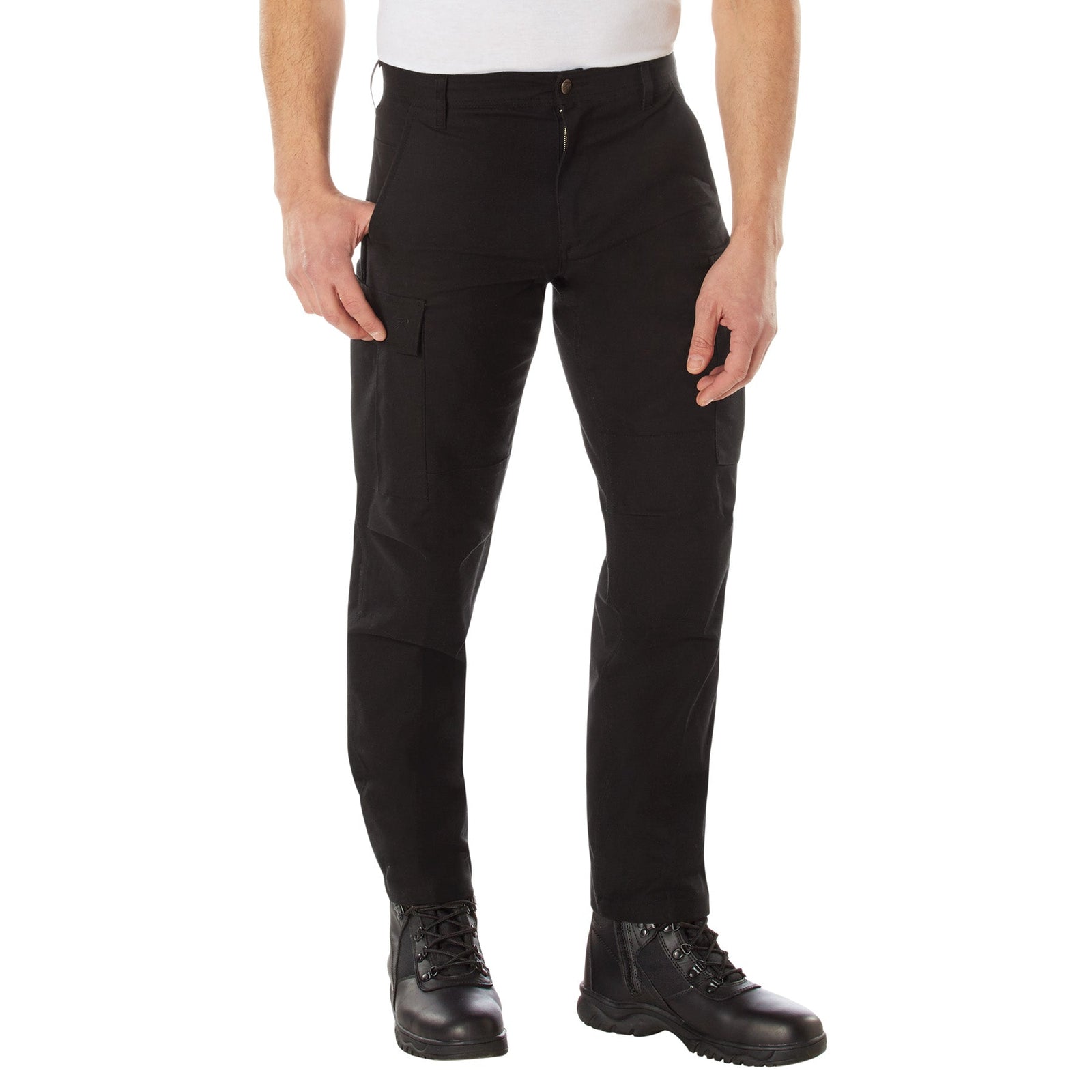Rothco Active Flex Canvas Work Pant - Black / 40w x 30l