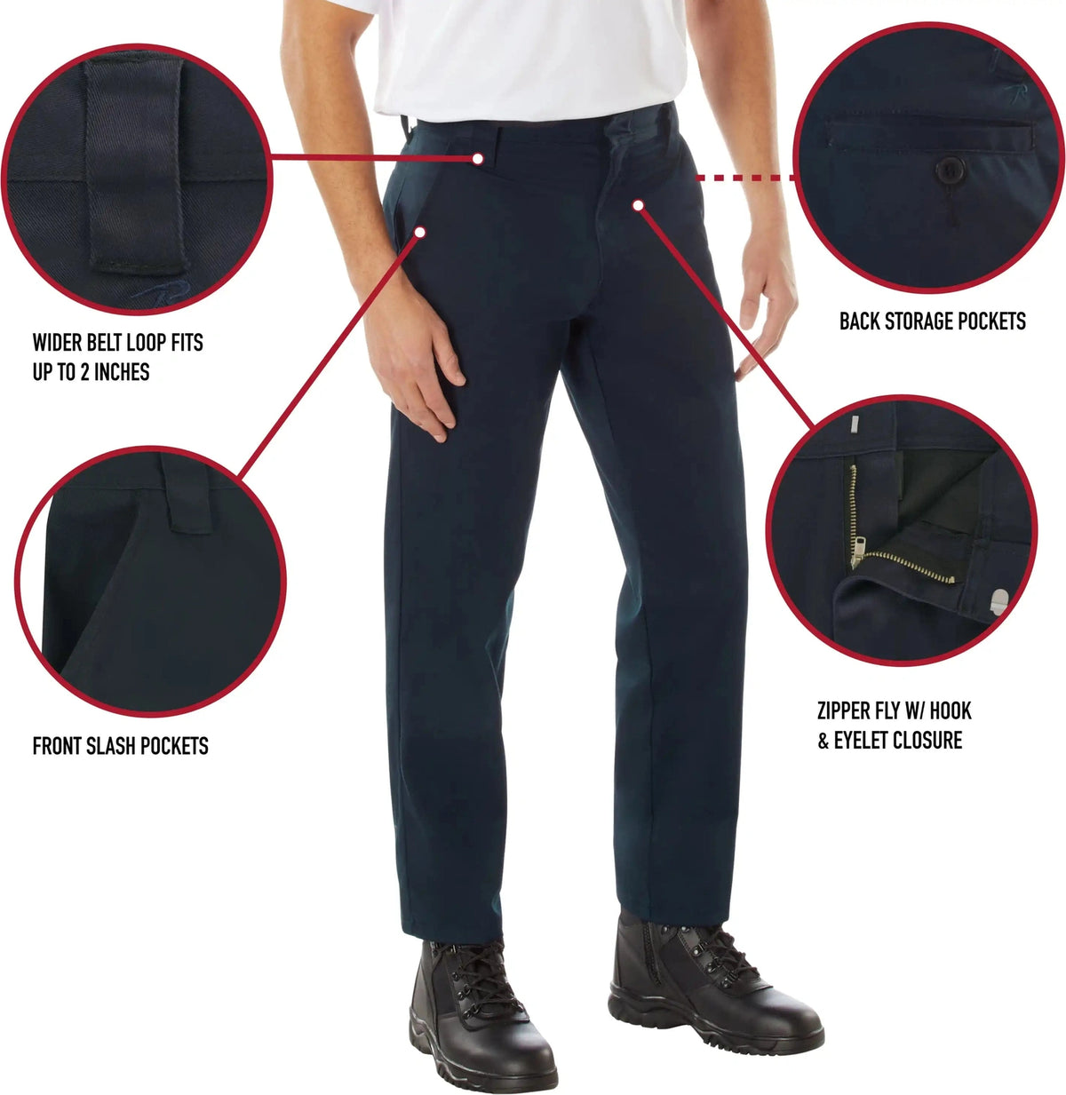 Rothco Active Flex Four Pocket Work Pants