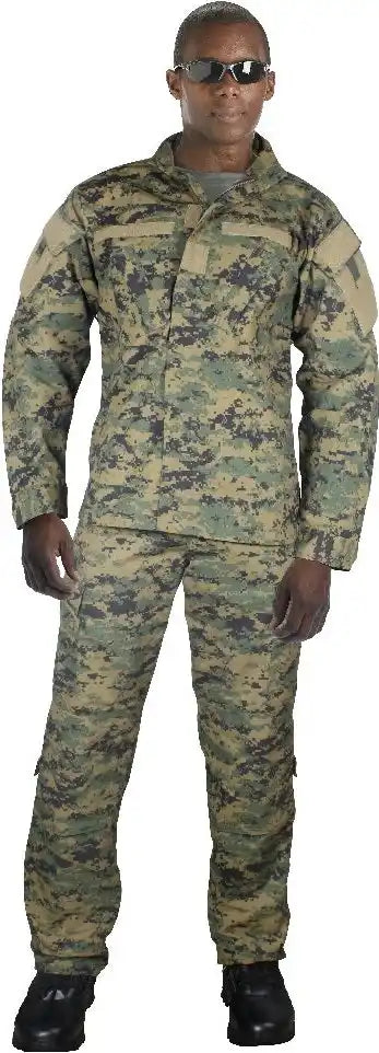 Rothco Acu Digital Camo Combat Uniform Shirt