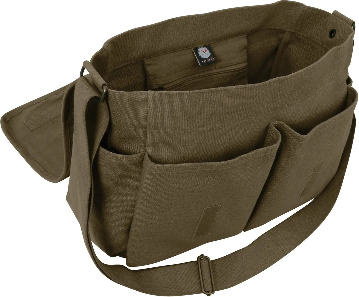 Rothco Air Corps Heavyweight Classic Messenger Bag Olive Drab