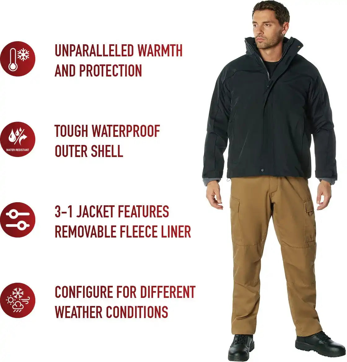 Rothco All Weather 3 in 1 Jacket