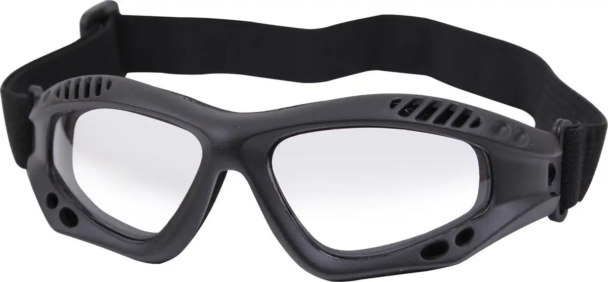 Rothco Ansi Rated Tactical Goggles Black / Clear