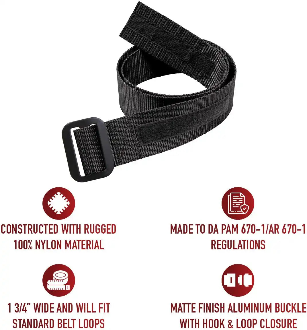 Rothco Ar 670 1 Compliant Military Riggers Belt