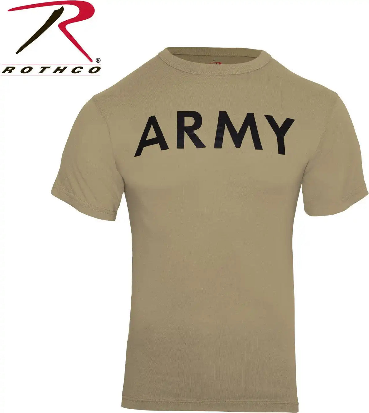 Rothco Ar 670 1 Coyote Brown Army Physical Training t Shirt