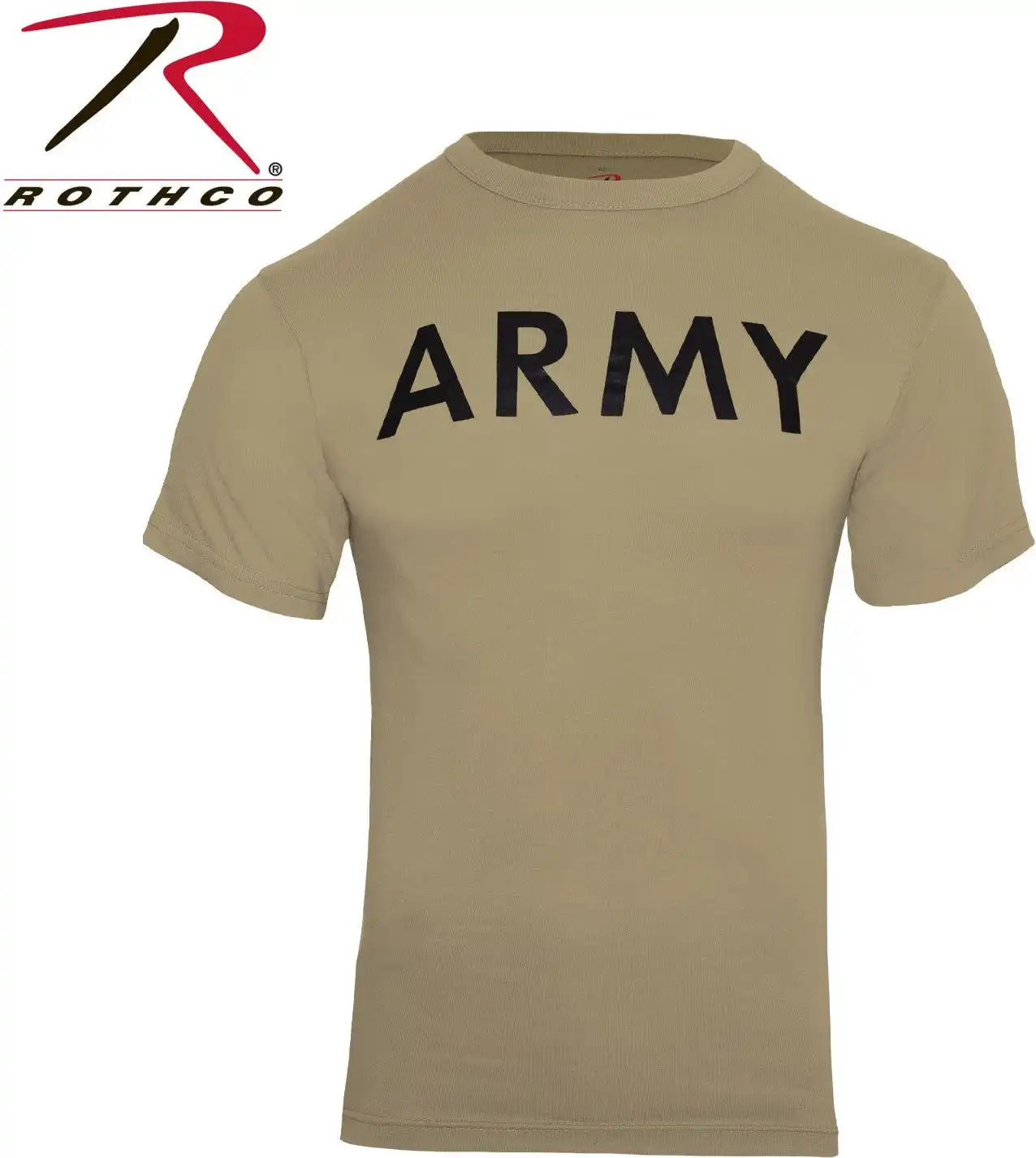 Rothco Ar 670 1 Coyote Brown Army Physical Training t Shirt