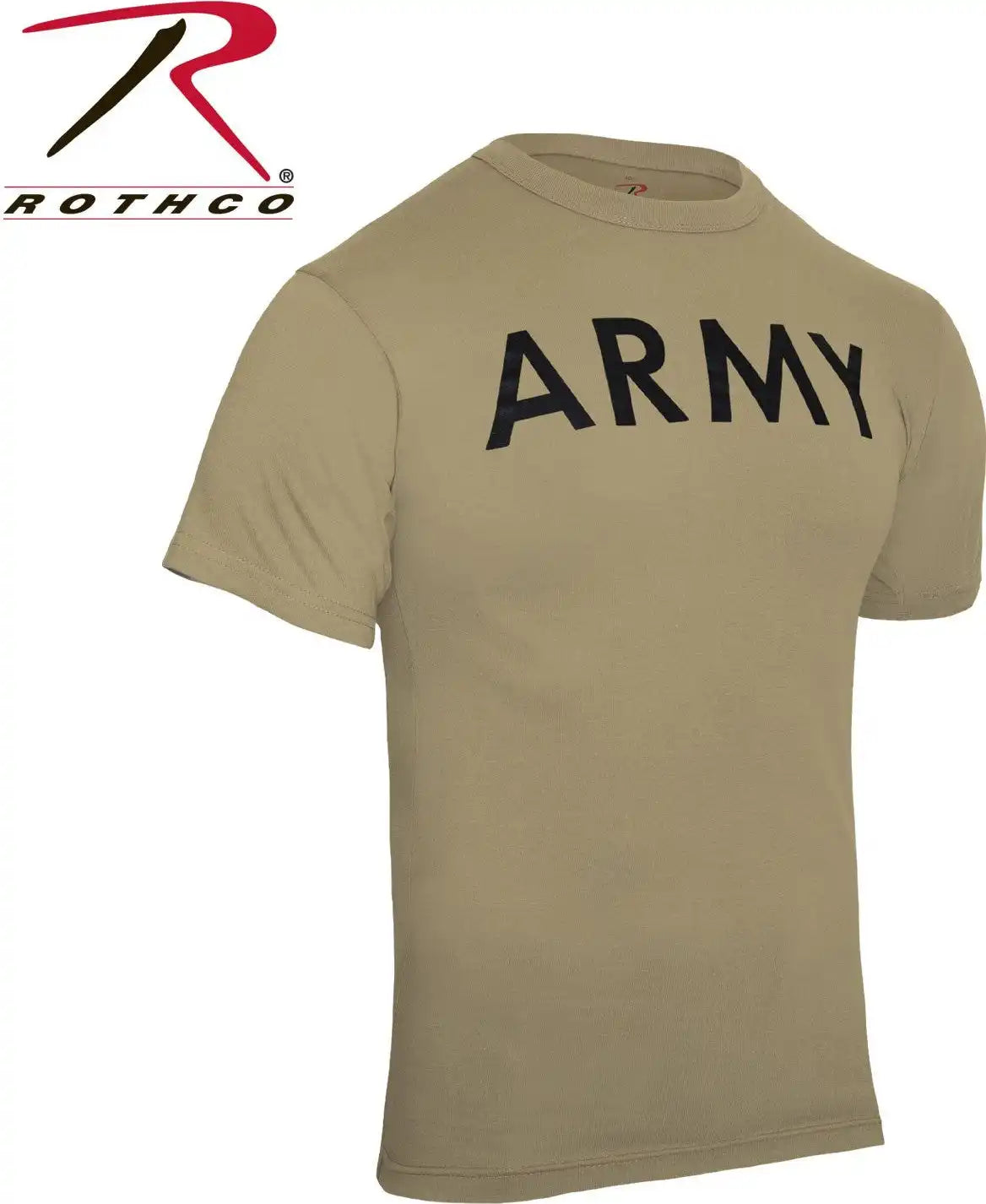 Rothco Ar 670 1 Coyote Brown Army Physical Training t Shirt