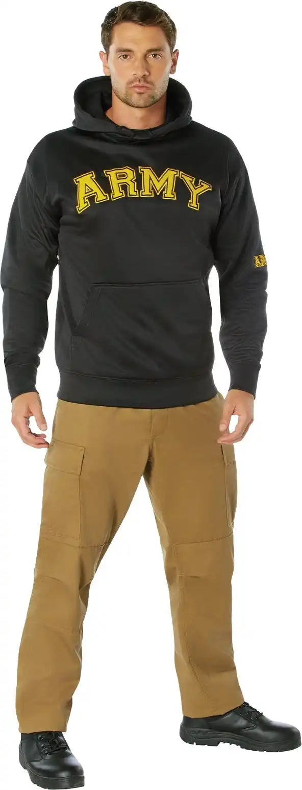 Rothco Army Pullover Hoodie Black