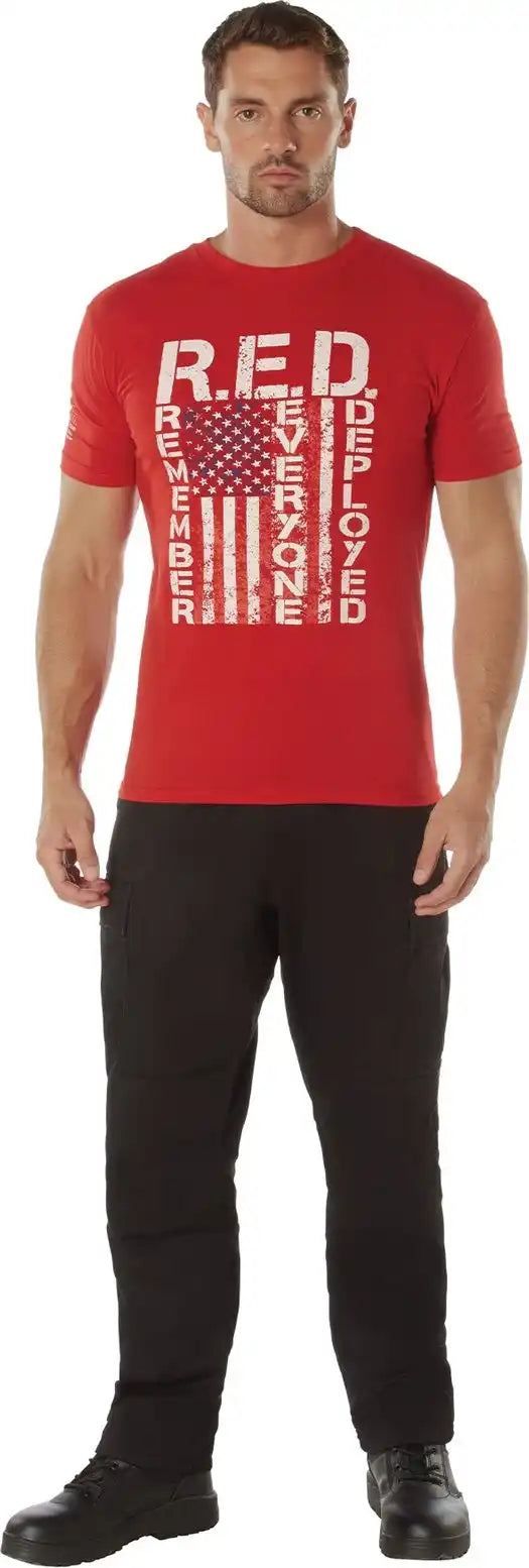 Rothco Athletic Fit R.e.d. (remember Everyone Deployed) T-shirt