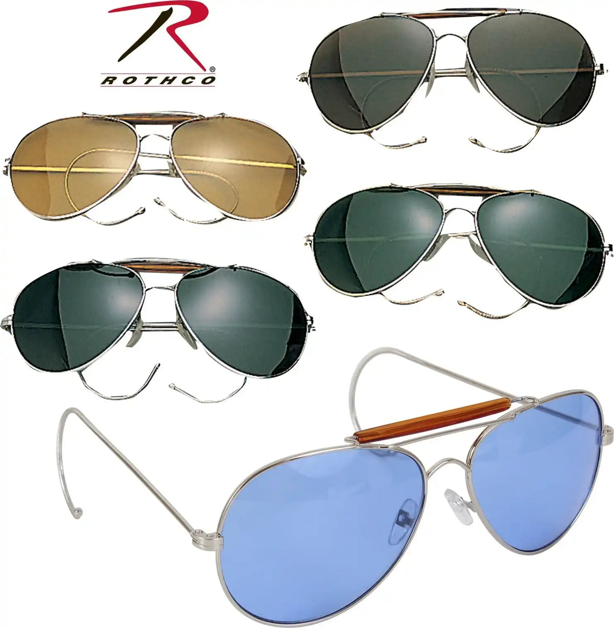Rothco Aviator Air Force Style Sunglasses