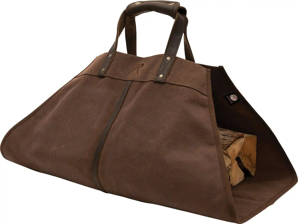 Rothco Backwoods Waxed Canvas Log Carrier