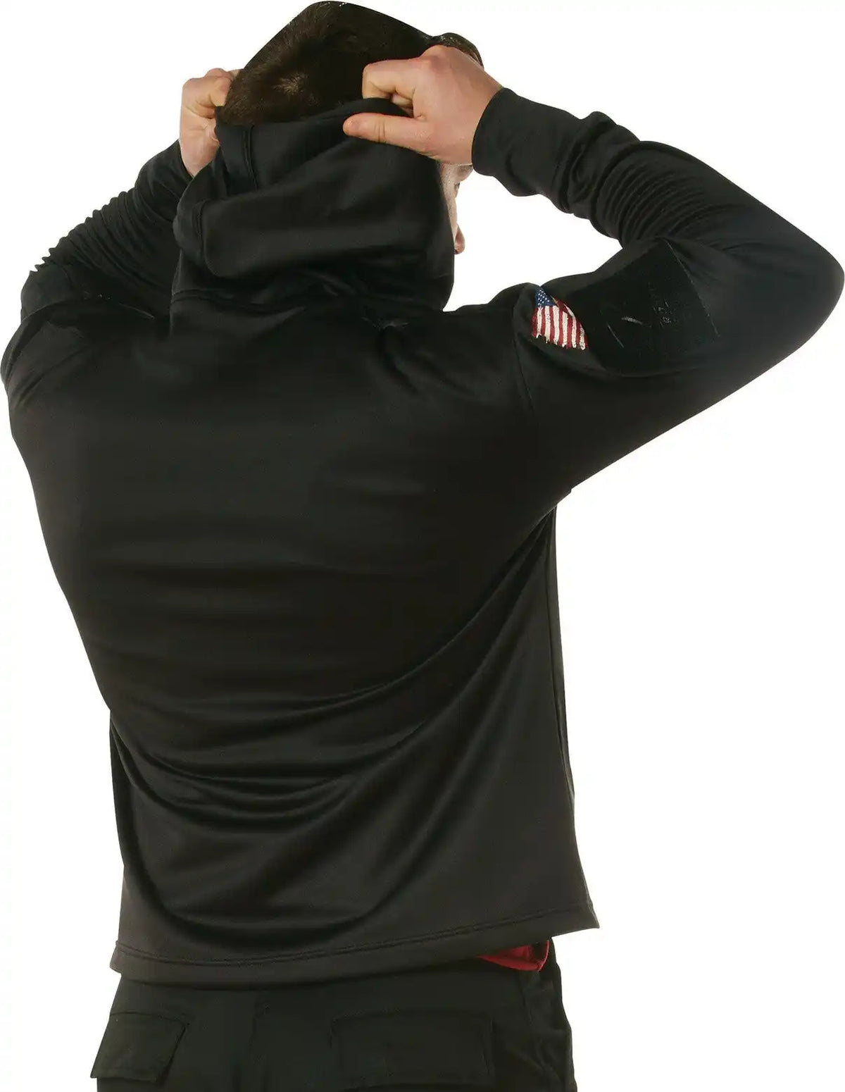 Rothco Bearded Skull Concealed Carry Hoodie Black