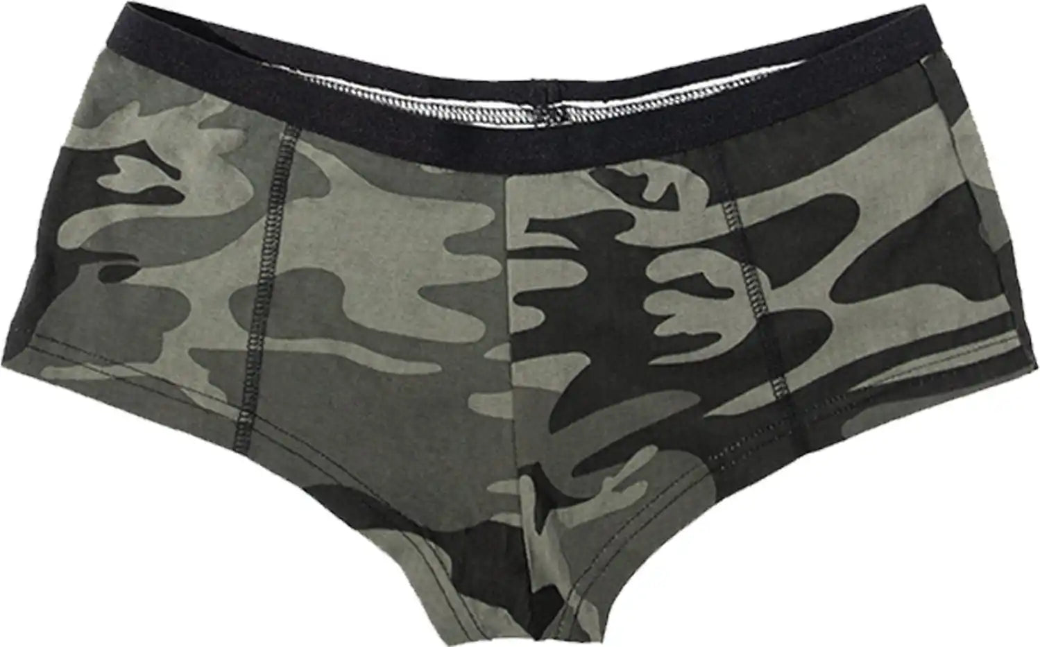 Rothco Black Camo ?Booty Camp’ Booty Shorts
