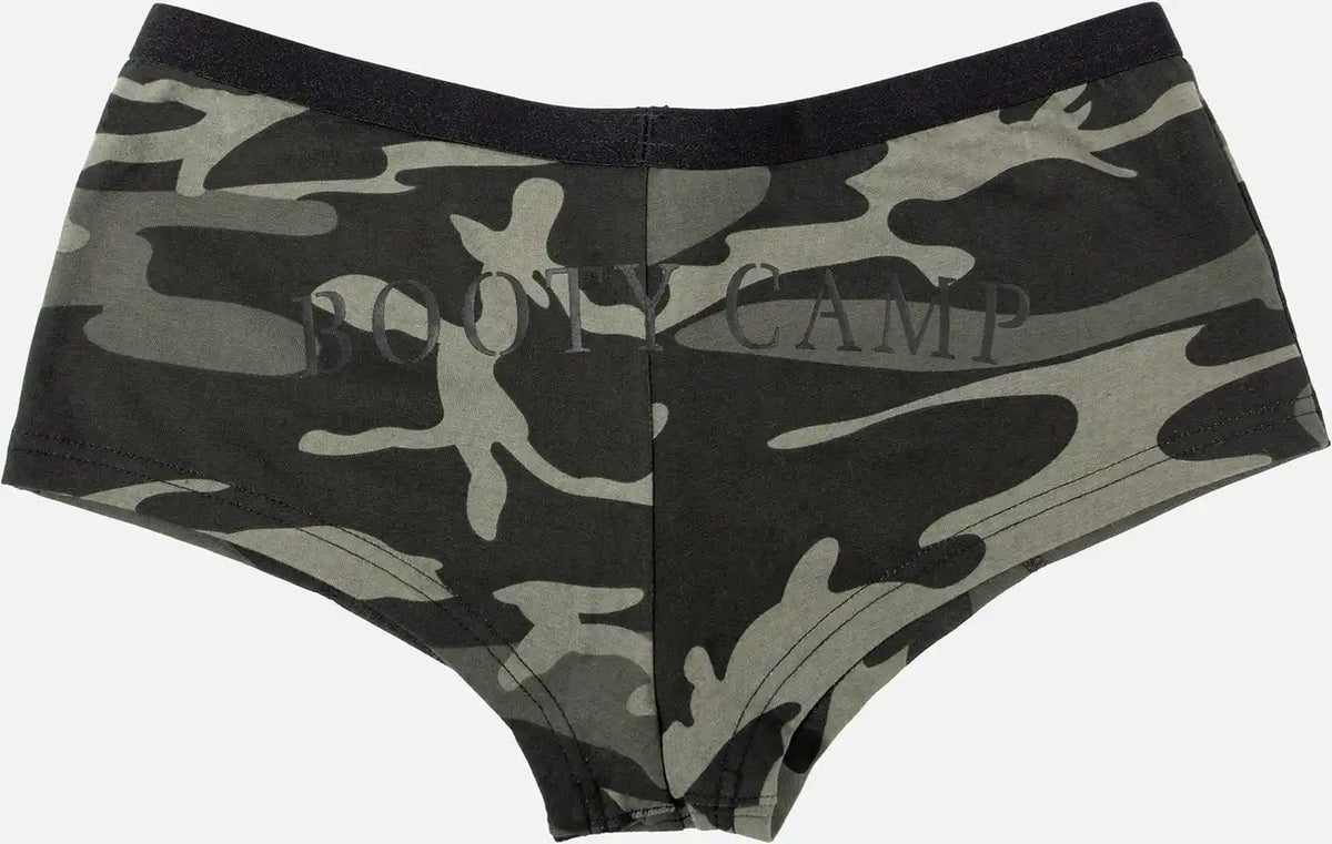 Rothco Black Camo ?Booty Camp’ Booty Shorts