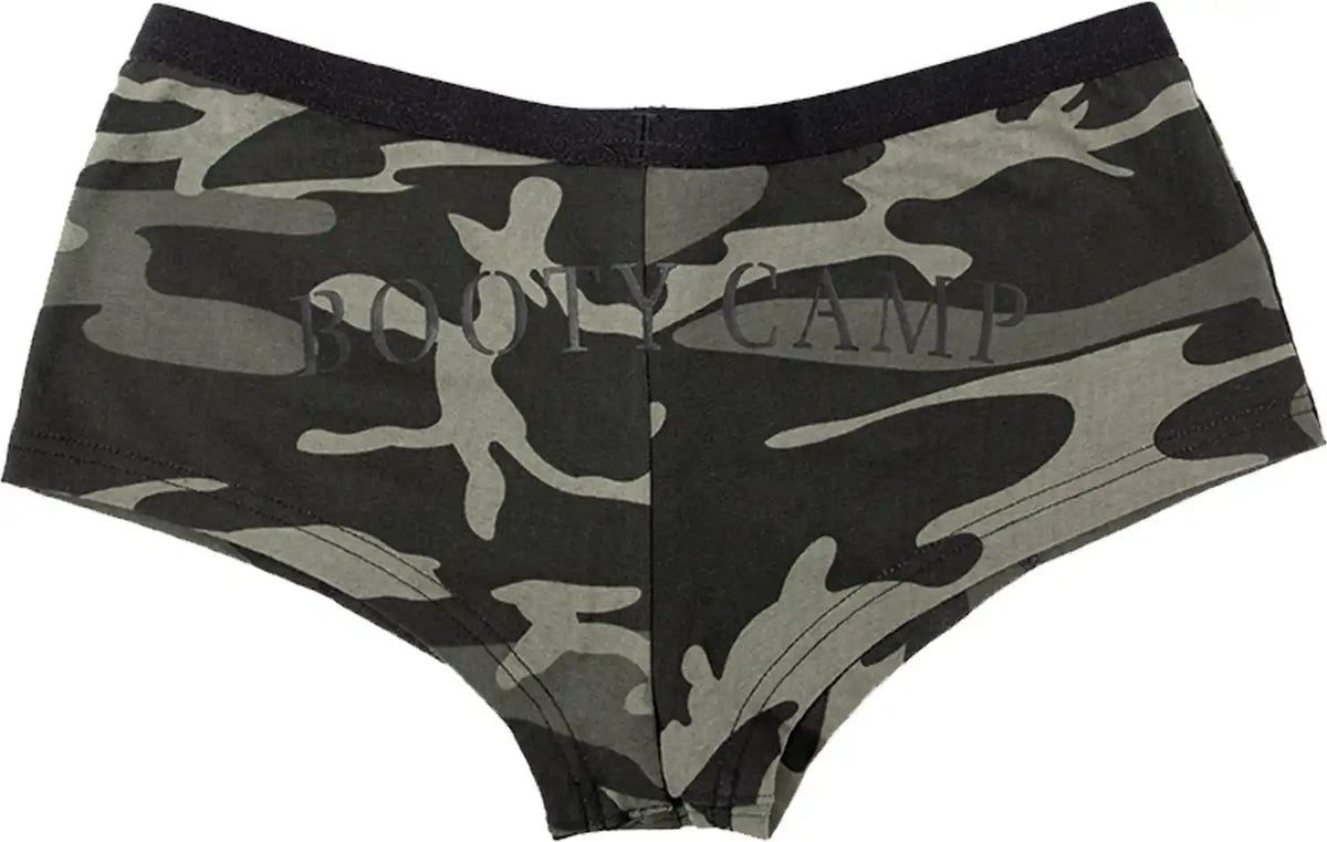Rothco Black Camo ?Booty Camp’ Booty Shorts