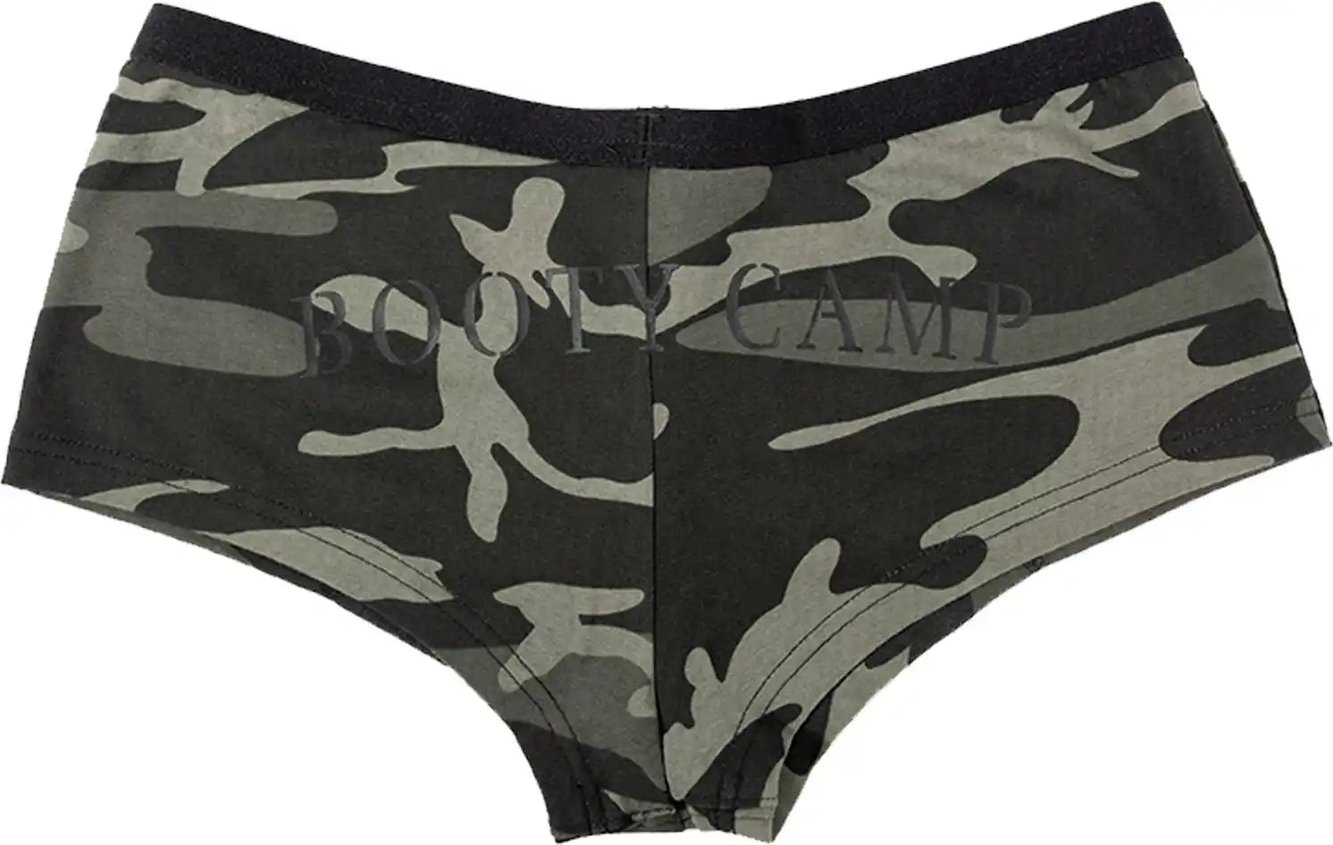 Rothco Black Camo ?Booty Camp’ Booty Shorts