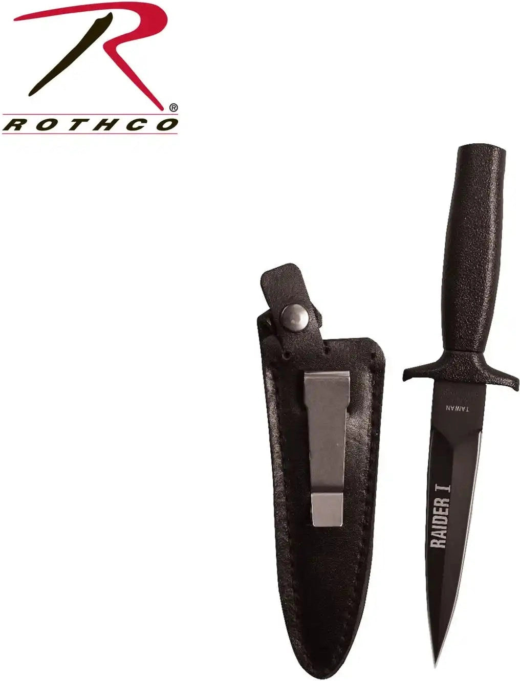 Rothco Black Raider i Boot Knife