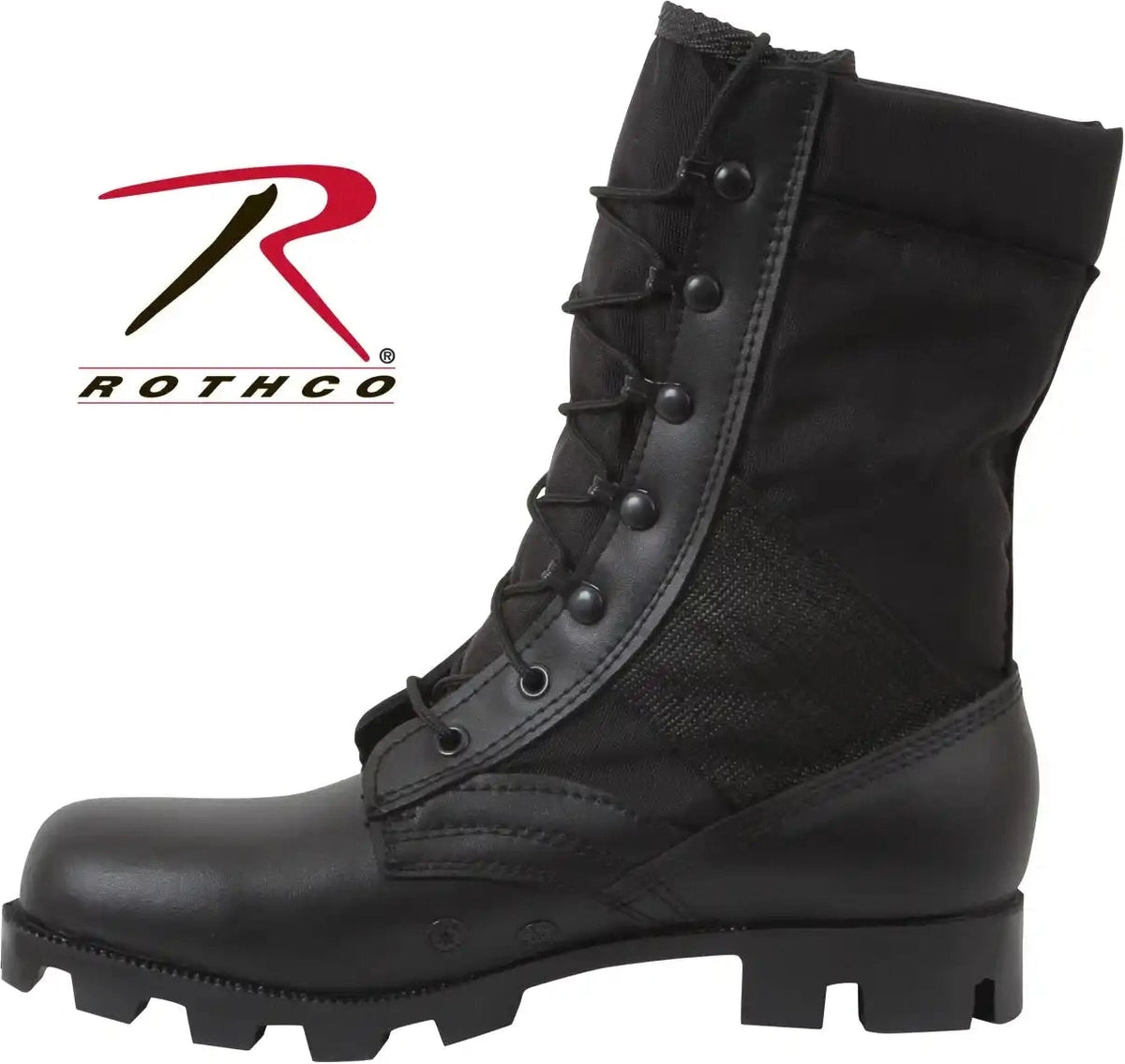 Rothco Black Speedlace Jungle Boots 9 Inch / 13 / Regular