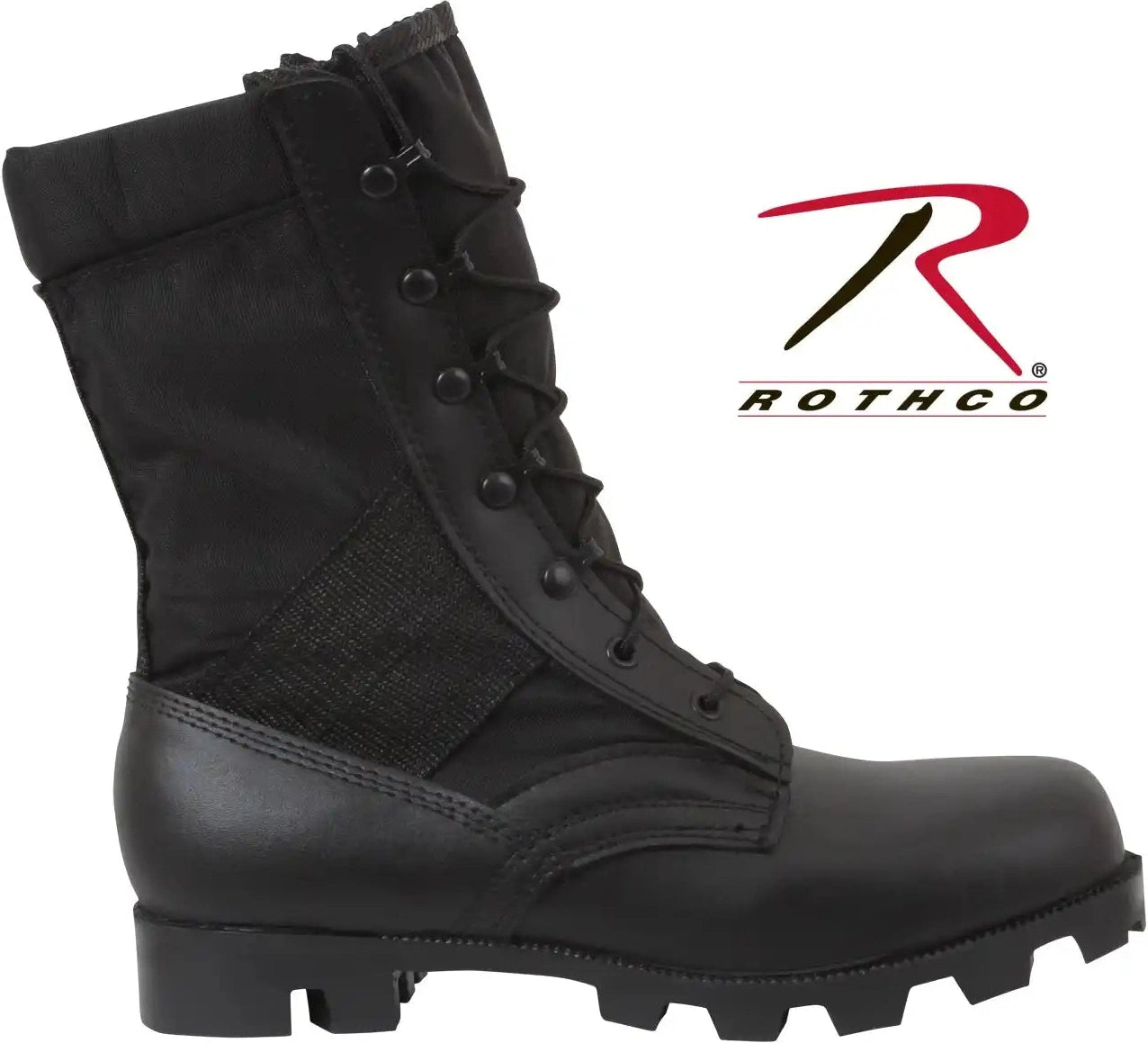 Rothco Black Speedlace Jungle Boots 9 Inch / 13 / Regular