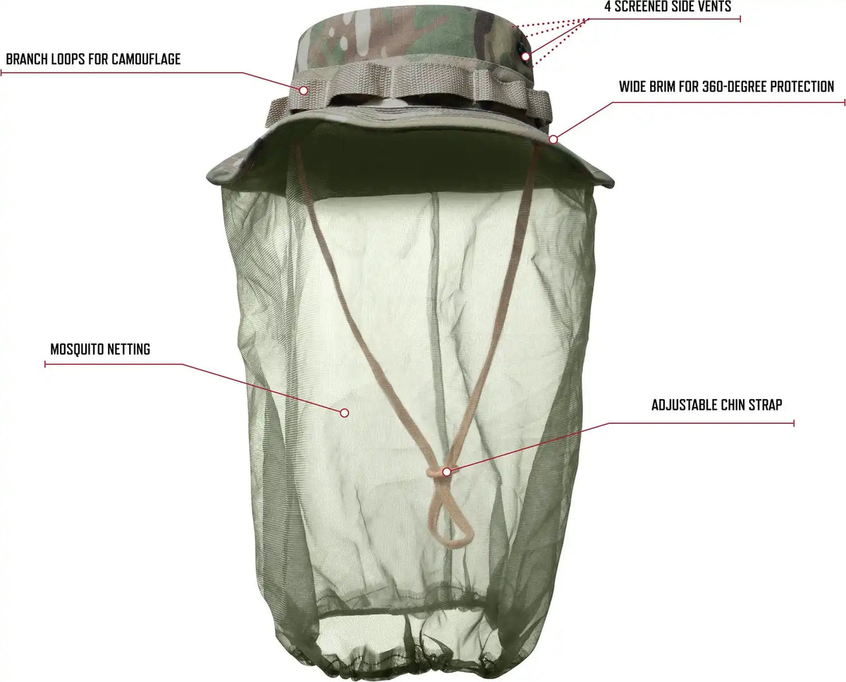 Rothco Boonie Hat with Mosquito Netting