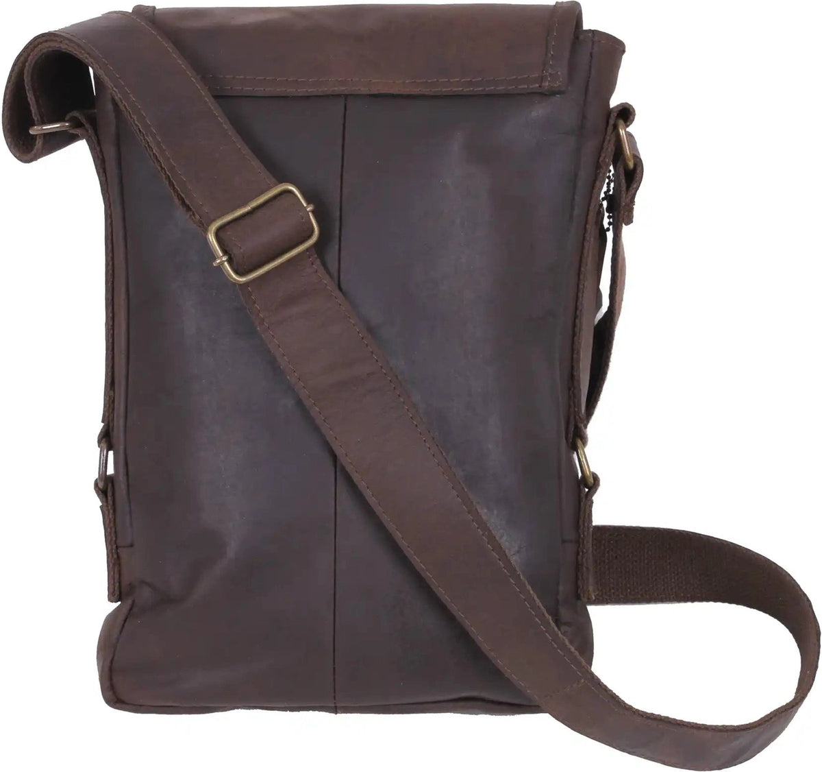 Rothco Brown Leather Military Tech Bag