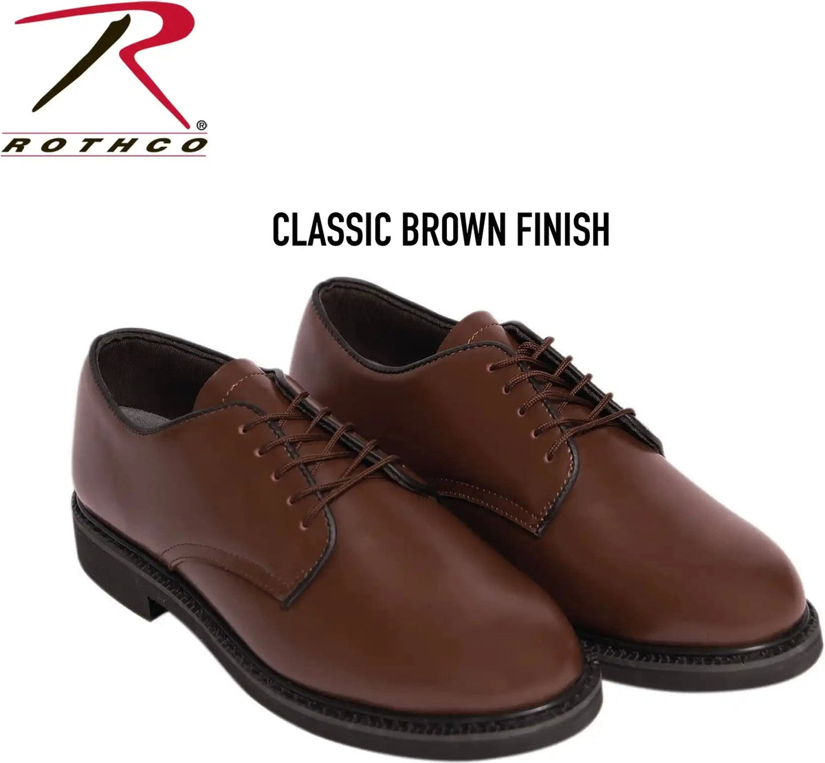 Rothco Brown Uniform Oxford / 10 / Regular