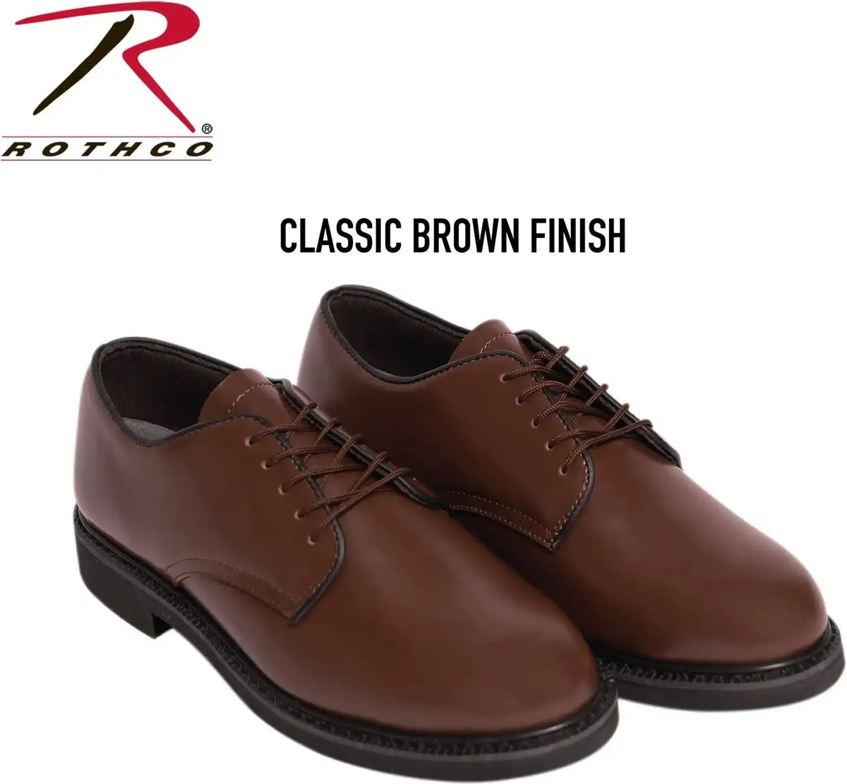 Rothco Brown Uniform Oxford - 10 / Regular
