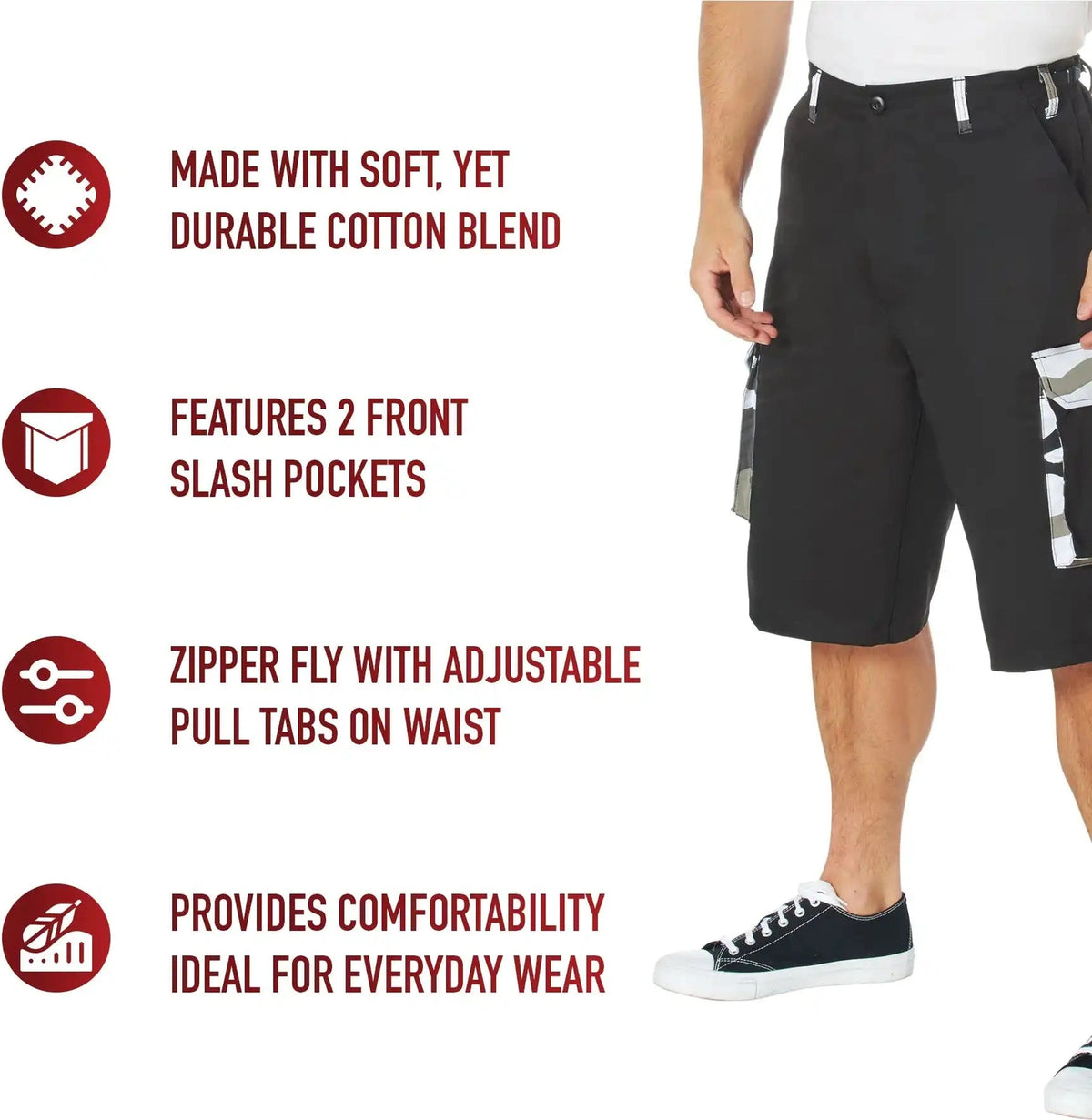Rothco Camo Accent Shorts
