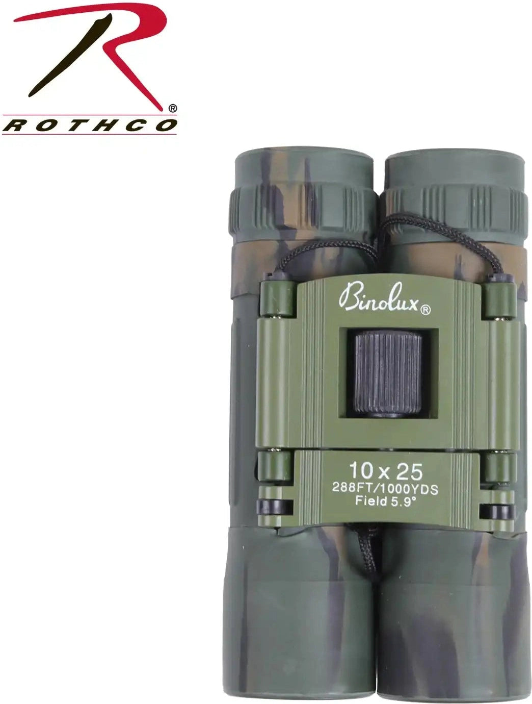 Rothco Camo Compact 10 x 25mm Binoculars