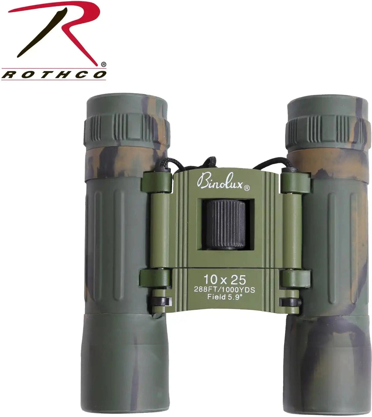 Rothco Camo Compact 10 x 25mm Binoculars